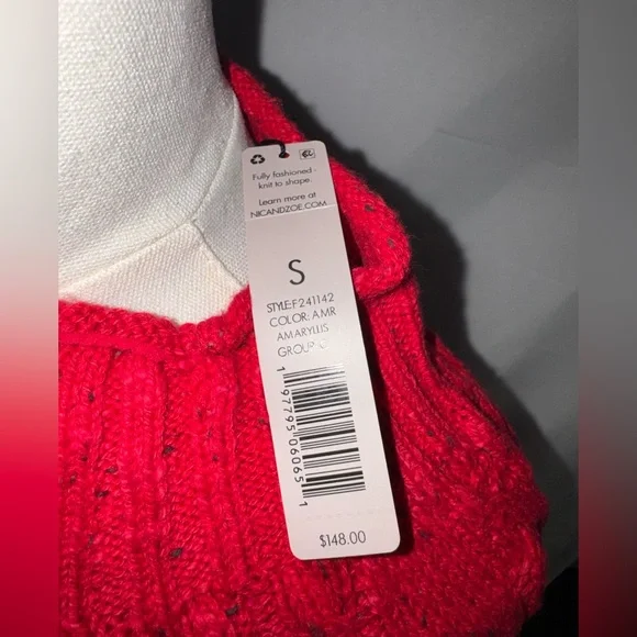 NWT NIC+ZOE Femme Cable Sweater - Picture 8 of 9